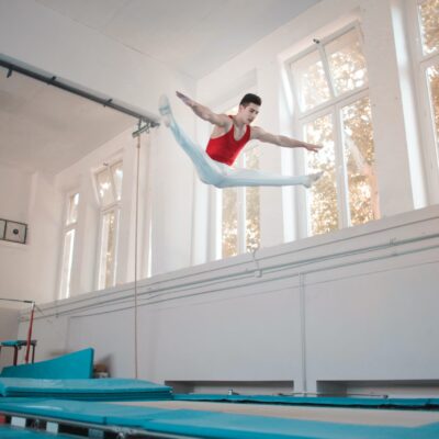 Einrichtung Halle Trampolinturnen