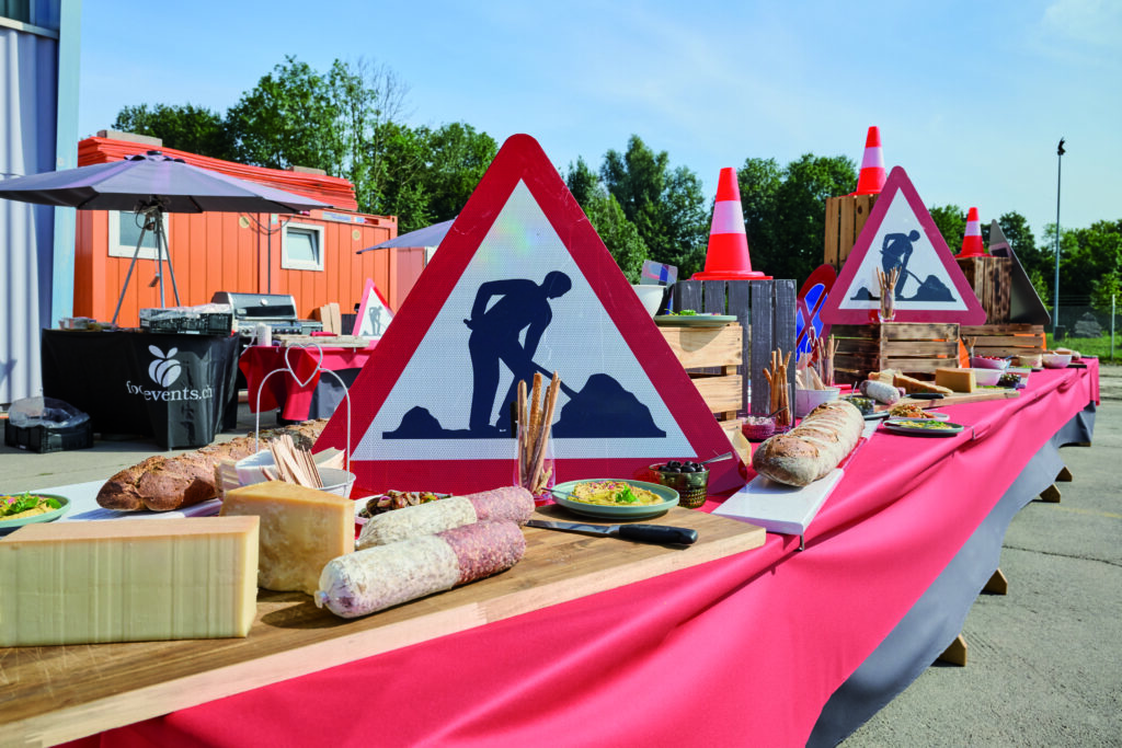 Buffet am Spatenstich Sportenzrum Zürich