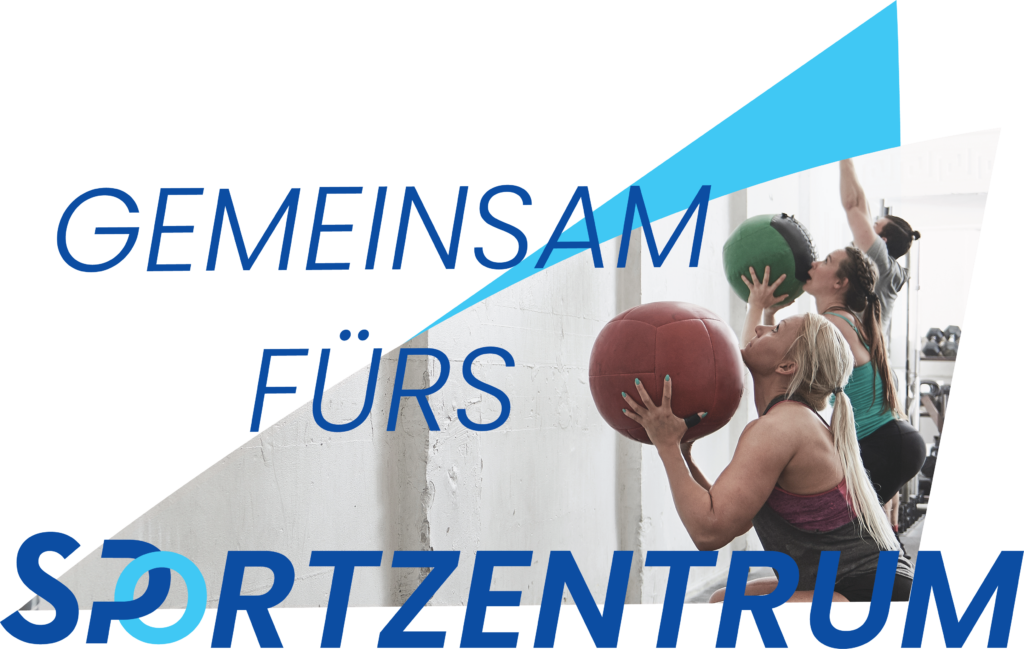 Symbolbild für Partner & Donor Wall mit der Headline "Gemeinsam fürs Sportzentrum"